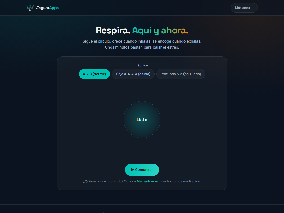Guía de respiración Respira